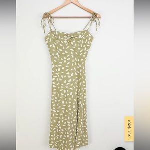 Lulus Sage Midi Dress
